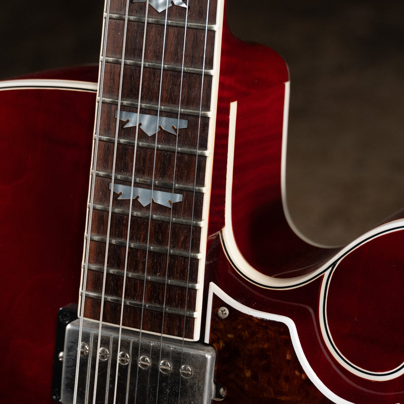 1998 Gibson Tal Farlow Electric Guitar, Wine Red w/ OHSC - Used