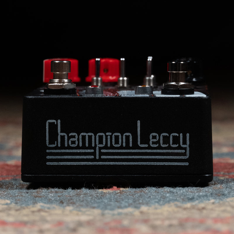 Champion Leccy Skitter V2 Reverb and Tremolo Effect Pedal, Black - Used