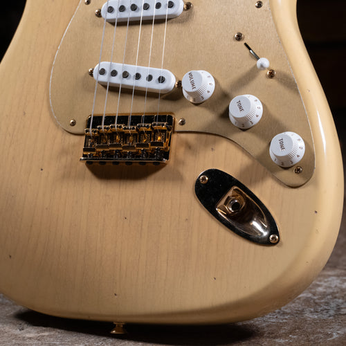 2024 Fender Custom Shop '55 Stratocaster Hardtail Closet Classic Electric Guitar, Natural Blonde w/ OHSC - Used