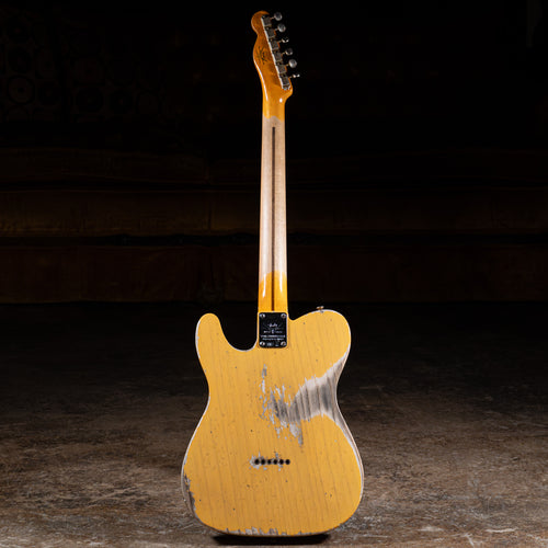 2021 Fender Custom Shop 70th Anniversary Broadcaster Heavy Relic Electric Guitar, Butterscotch Blonde w/ OHSC - Used