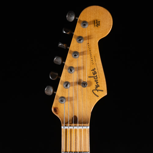 2013 Fender Custom Shop ‘55 Stratocaster Relic Guitar, Fiesta Red Over 3-Color Sunburst w/OHSC - Used