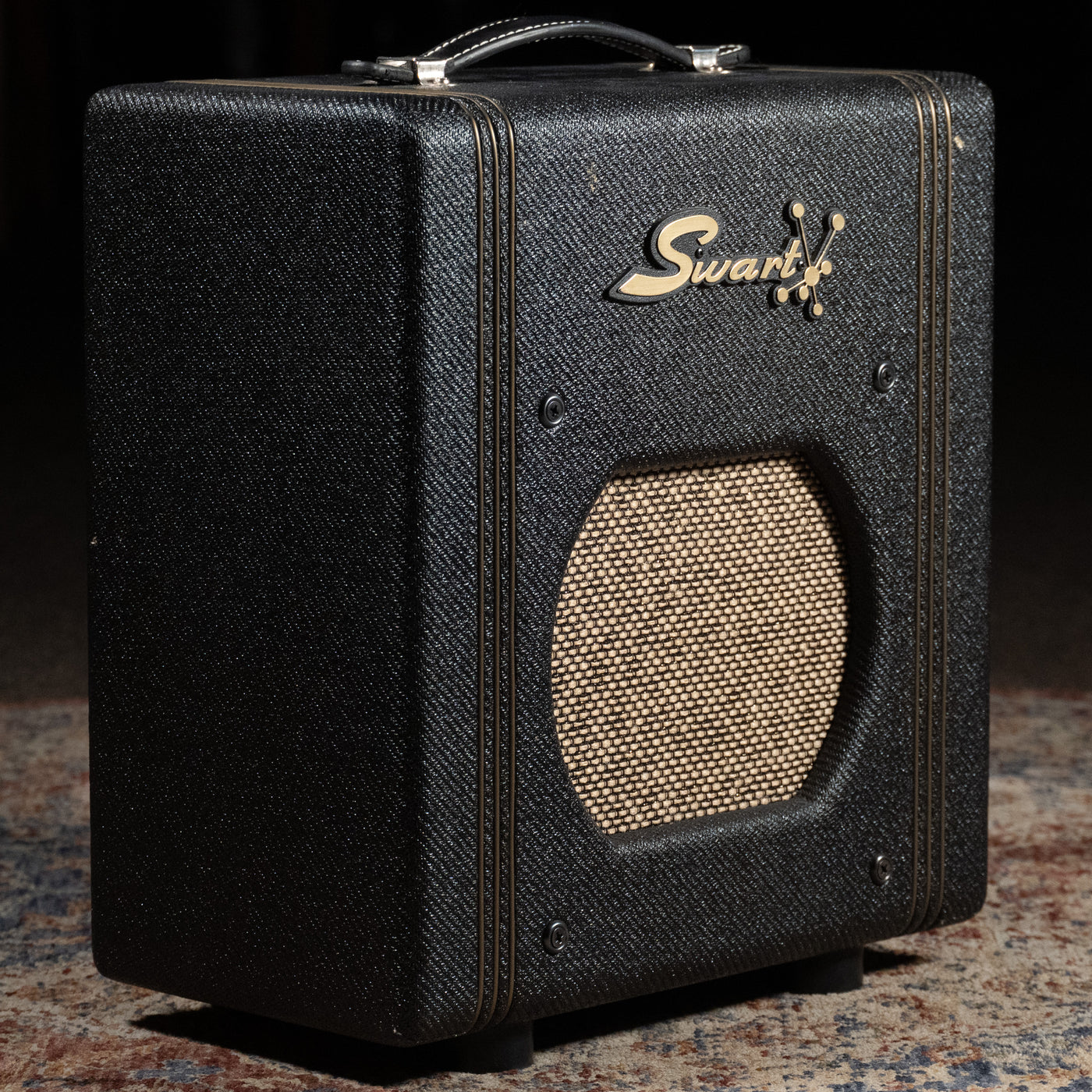 Swart Space Tone Atomic Jr. Combo Guitar Amplifier, Black Tweed - Used