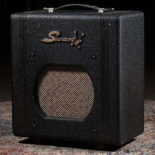 Swart Space Tone Atomic Jr. Combo Guitar Amplifier, Black Tweed - Used