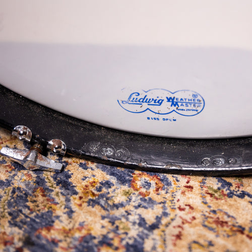 Ludwig Standard S-300 Drum Kit, Blue Satin Flame Rewrap w/ Aluminum Snare - Used