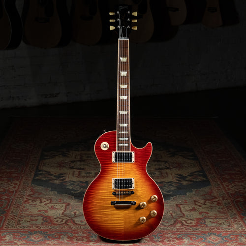2011 Gibson Les Paul Classic Plus Flame Top Electric Guitar, Heritage Cherry Sunburst w/HSC - Used