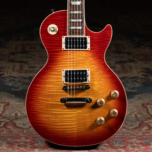 2011 Gibson Les Paul Classic Plus Flame Top Electric Guitar, Heritage Cherry Sunburst w/HSC - Used