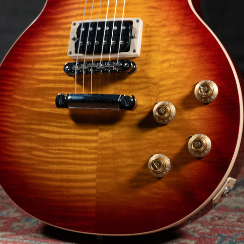 2011 Gibson Les Paul Classic Plus Flame Top Electric Guitar, Heritage Cherry Sunburst w/HSC - Used