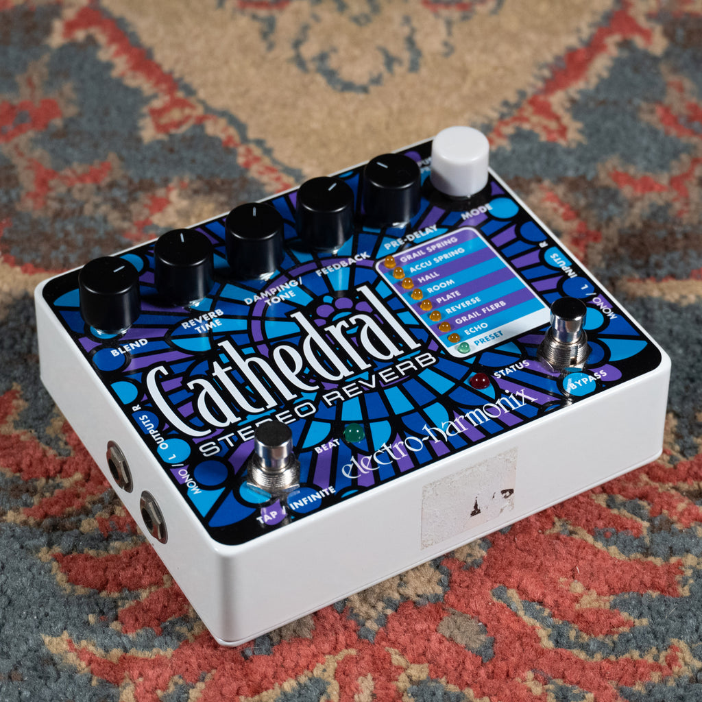 cathedral effects pedal Electro Harmonix Cathedral Stereo Reverb Effect Pedal
