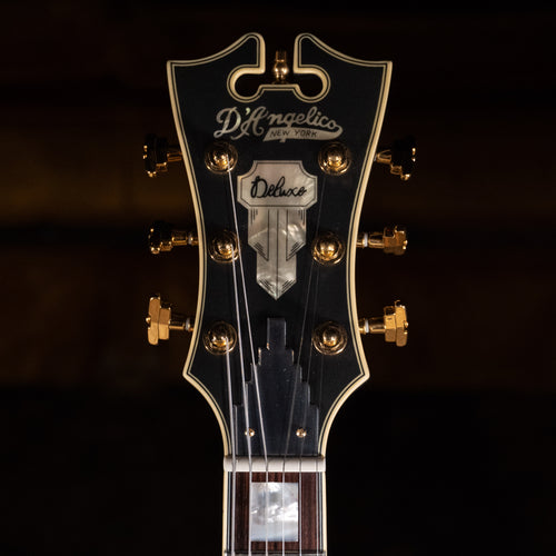 2016 D'angelico Deluxe DC Electric Guitar, Matte Midnight w/ OHSC - Used