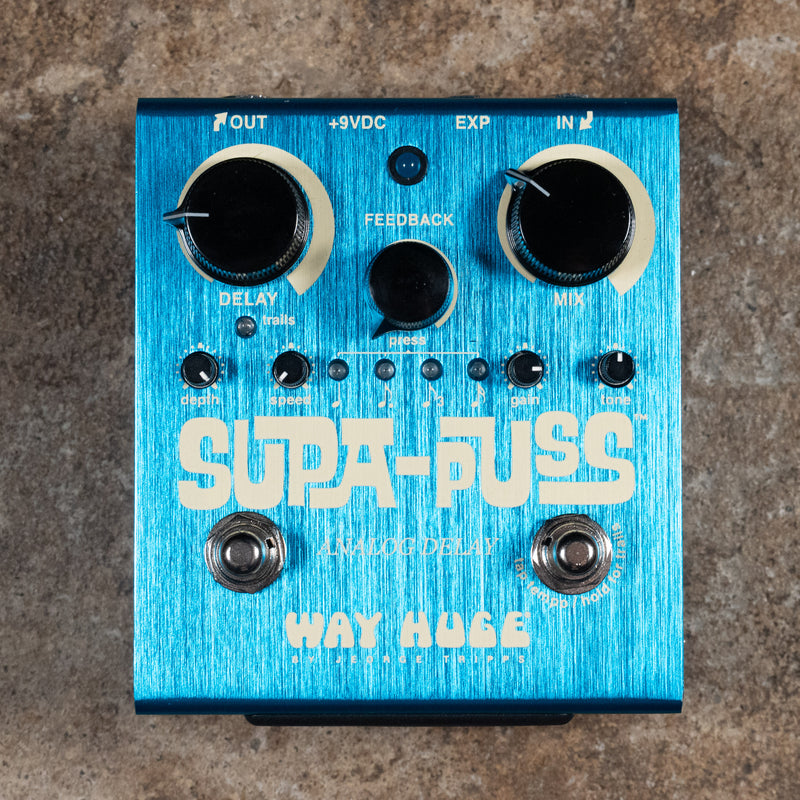 Way Huge Supa Puss Analog Delay Effect Pedal w/ Box - Used
