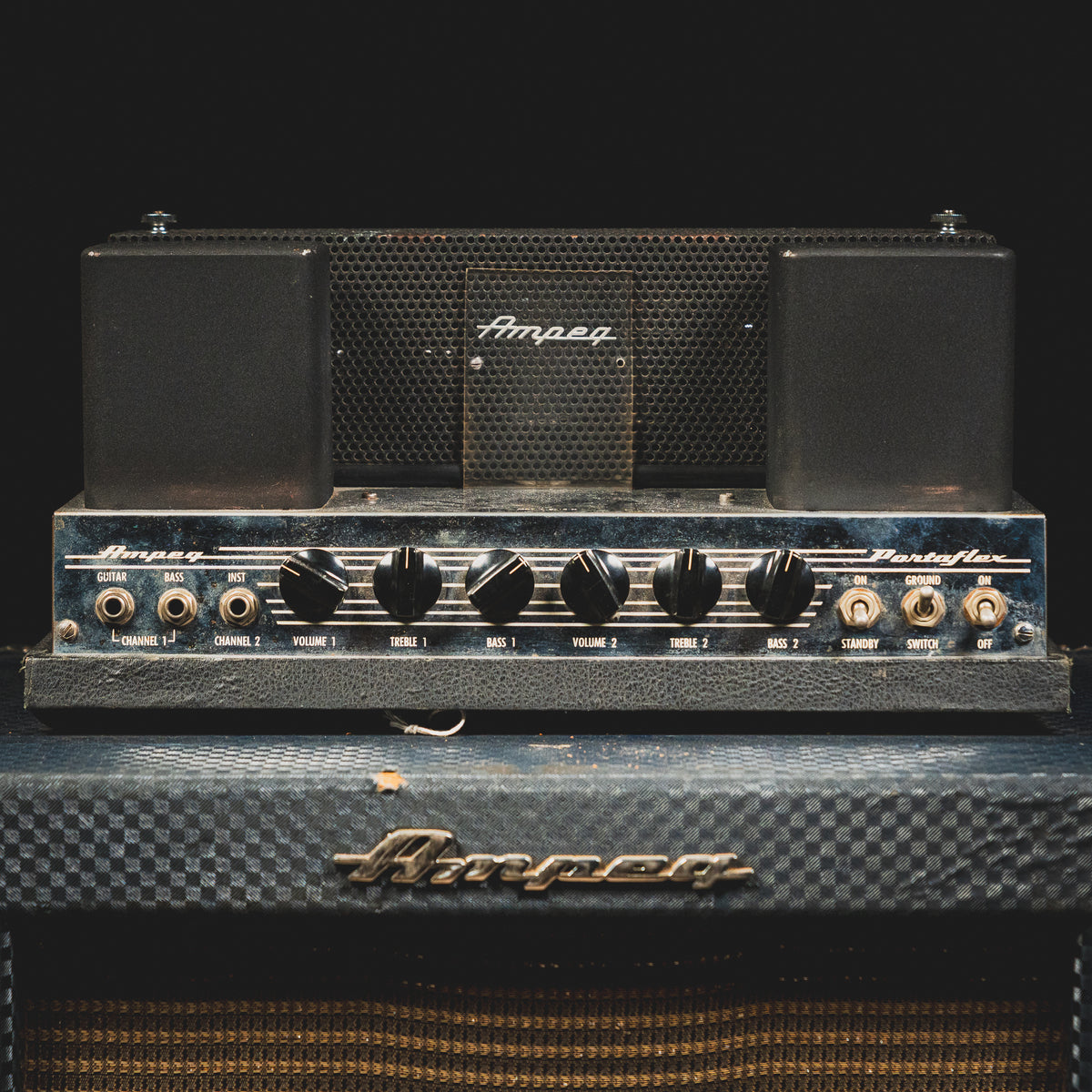 60's Ampeg B-15N Fliptop Combo Amplifier - Used
