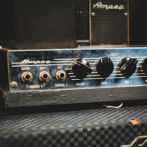 60's Ampeg B-15N Fliptop Combo Amplifier - Used