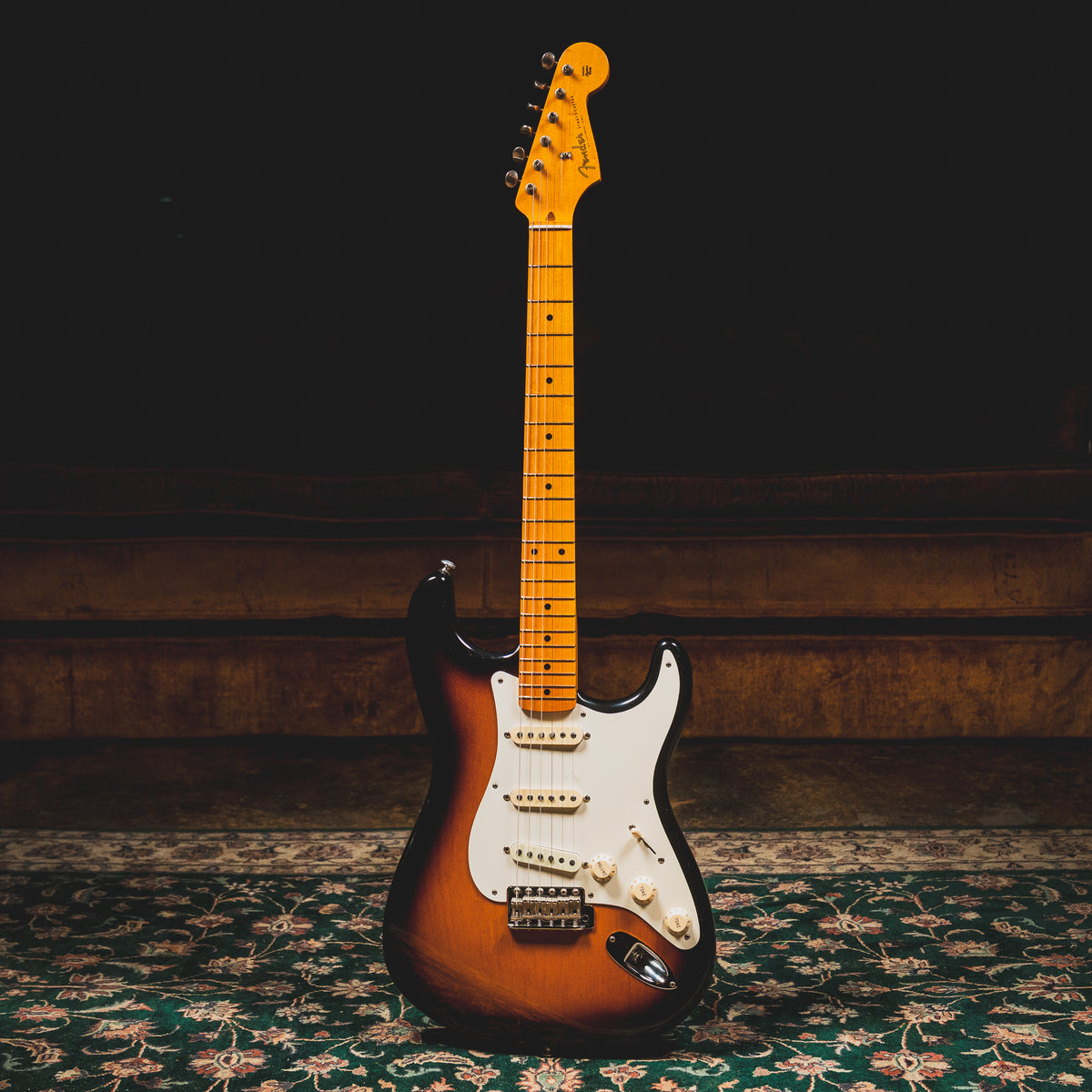 2011 Fender American Vintage '57 Stratocaster Electric Guitar, 2-Tone Sunburst w/ OHSC - Used