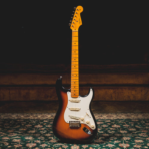 2011 Fender American Vintage '57 Stratocaster Electric Guitar, 2-Tone Sunburst w/ OHSC - Used