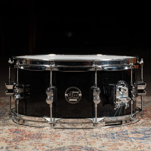 DW Drums Performance Series Snare Drum, 6.5” X 14”, Black Mirra - Used