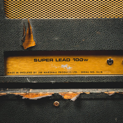 1972 Marshall Super Lead 100W Amplifier Head and 4x12” Cabinet - Used