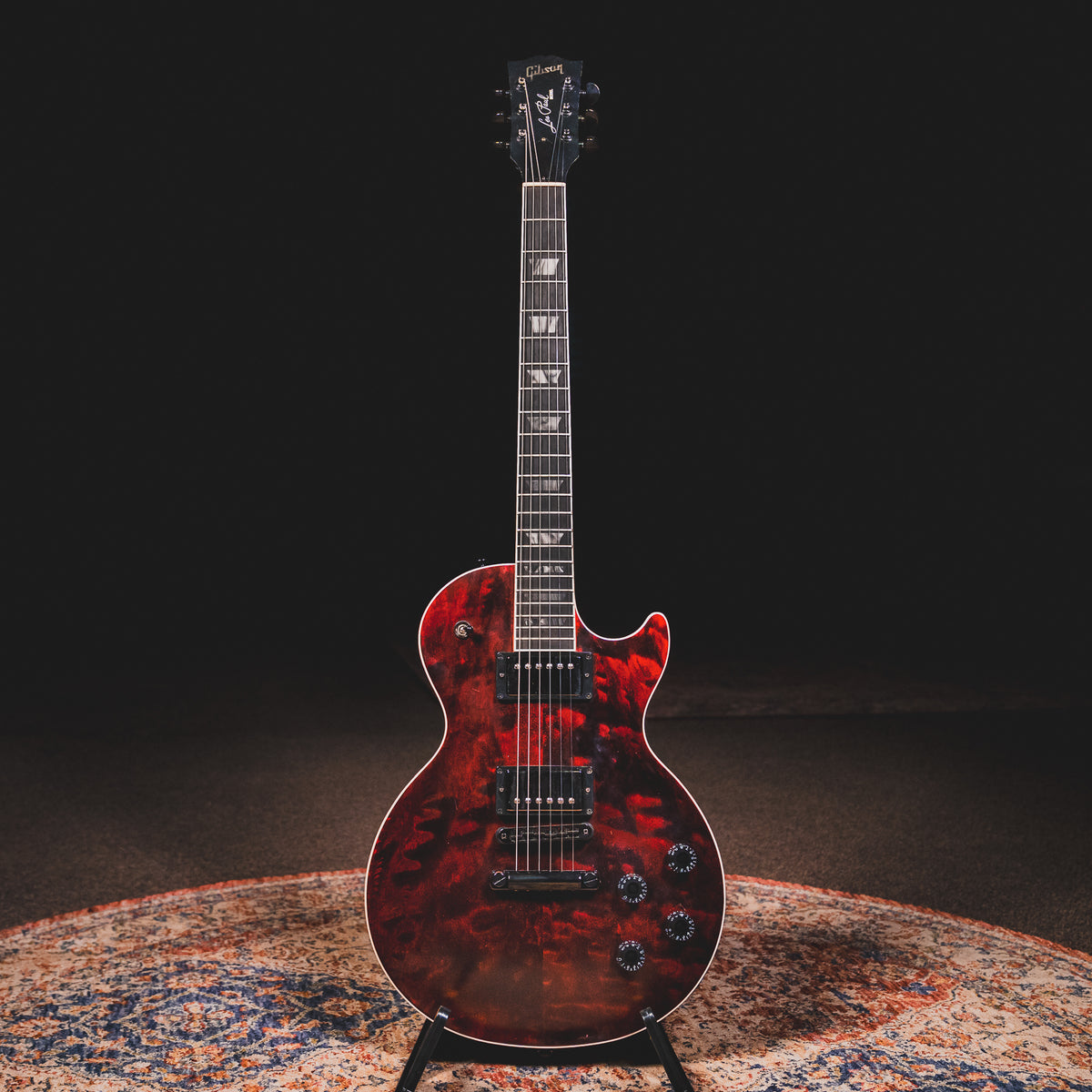 2020 Gibson LTD Les Paul Standard Quilt Top Electric Guitar, Blood Moon w/ Flight Case - Used