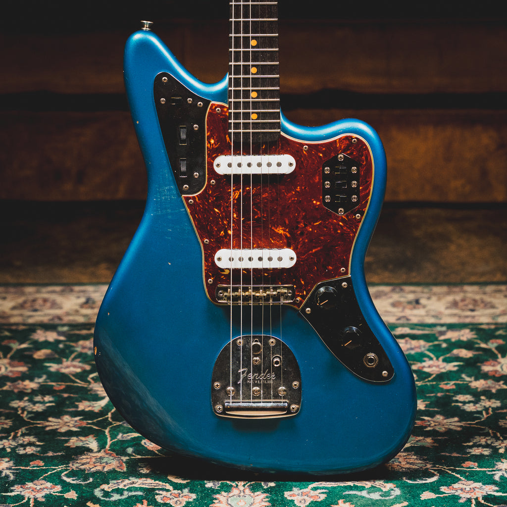 vintageラグ カーペット  F. Goldston ジャズ454 Fender Custom Shop '62 Jaguar Electric Guitar, Super Aged