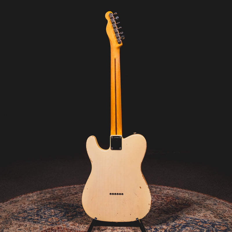 2012 Fender AVRI '58 Telecaster Electric Guitar, Aged White Blonde w/ OHSC - Used