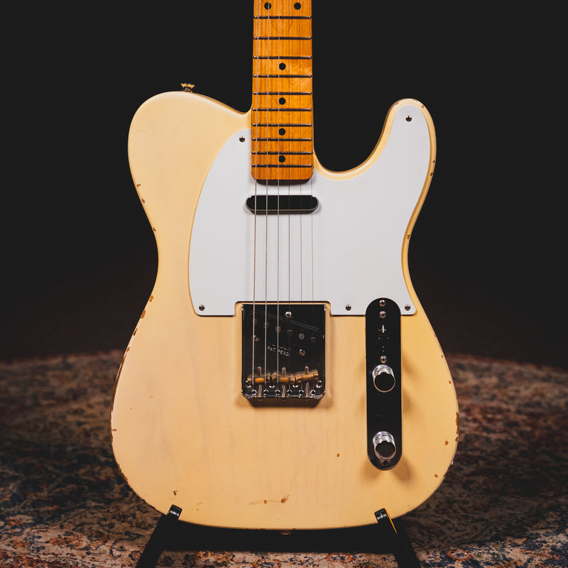 2012 Fender AVRI '58 Telecaster Electric Guitar, Aged White Blonde w/ OHSC - Used