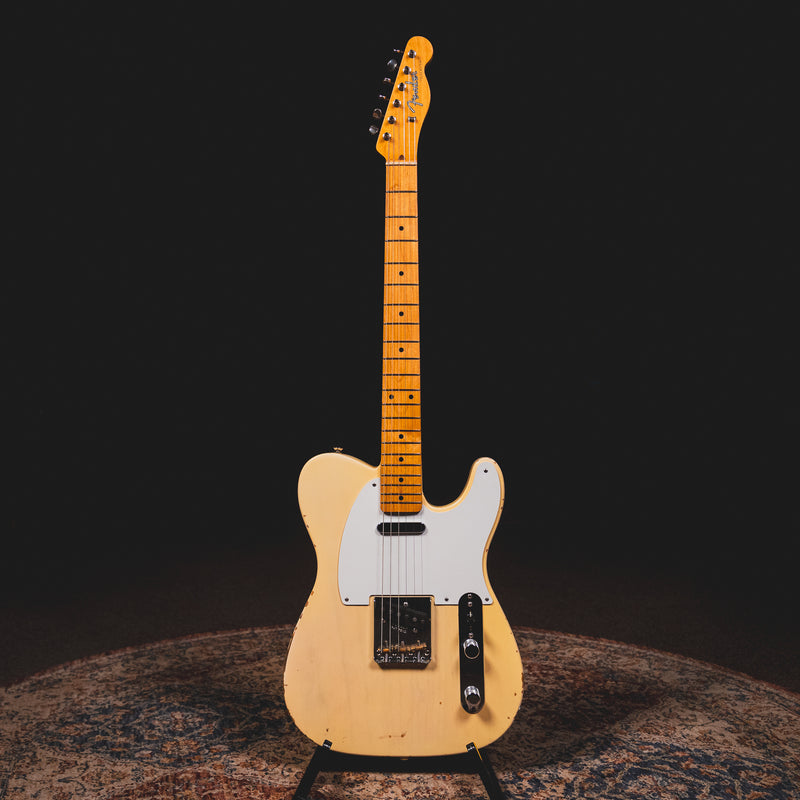 2012 Fender AVRI '58 Telecaster Electric Guitar, Aged White Blonde w/ OHSC - Used