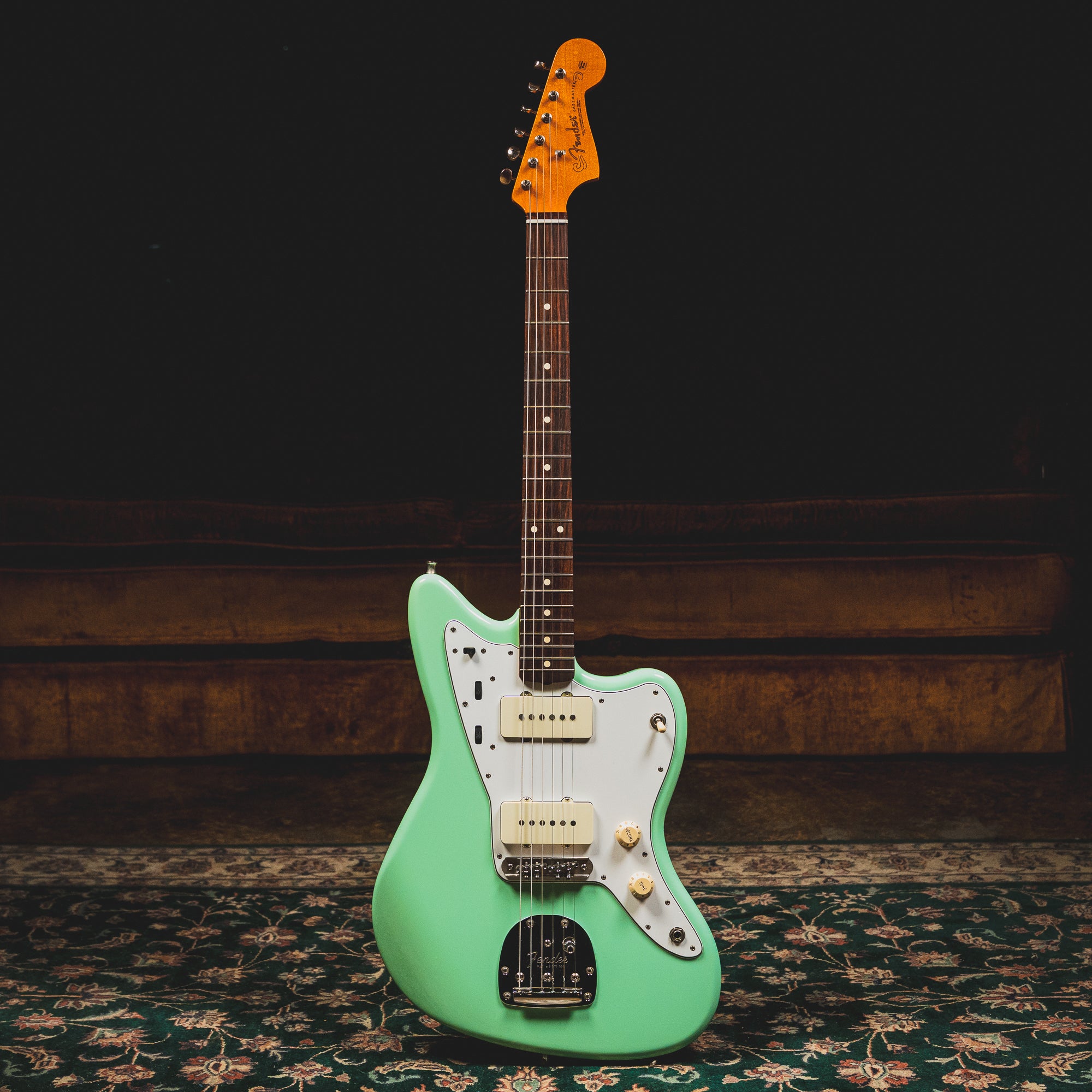 2016 Fender '60s Jazzmaster Lacquer Electric Guitar, Surf Green w