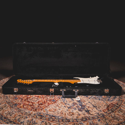 2016 Fender Standard Stratocaster Electric Guitar, Black w/ HSC - Used