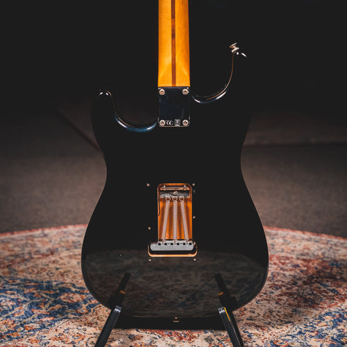 2016 Fender Standard Stratocaster Electric Guitar, Black w/ HSC - Used