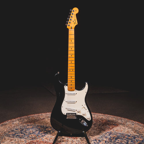 2016 Fender Standard Stratocaster Electric Guitar, Black w/ HSC - Used