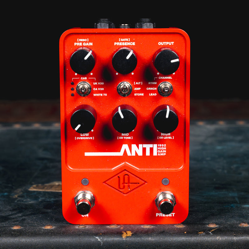 Universal Audio ANTI 1992 High Gain Amp Effect Pedal w/Box - Used