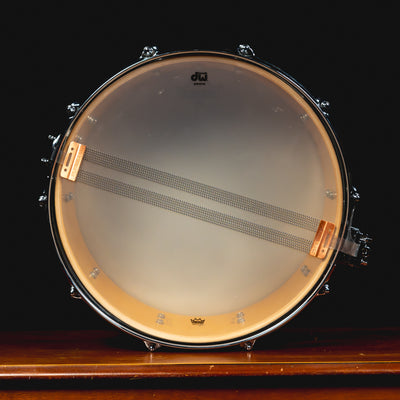 2008 Drum Workshop Jazz Series 5"x14" Snare Drum, Gold Glitter - Used