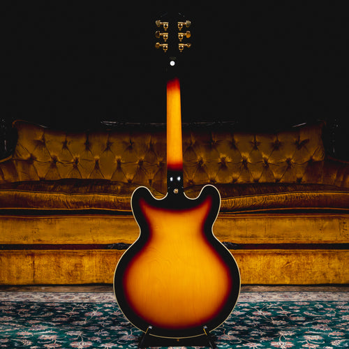 2023 Epiphone Sheration Semi-Hollow Electric Guitar w/OGB, Sunburst - Used