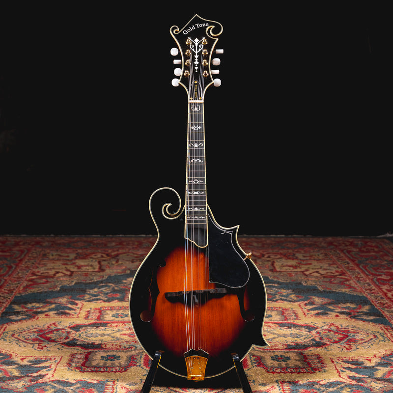 Gold Tone GM70+ F Style Mandolin, Carved Spruce Top, Two Tone Tobacco - Used