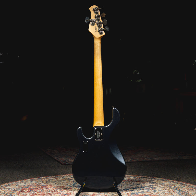 2012 Music Man StingRay 5 H Bass Guitar, Sapphire Black w/OHSC - Used