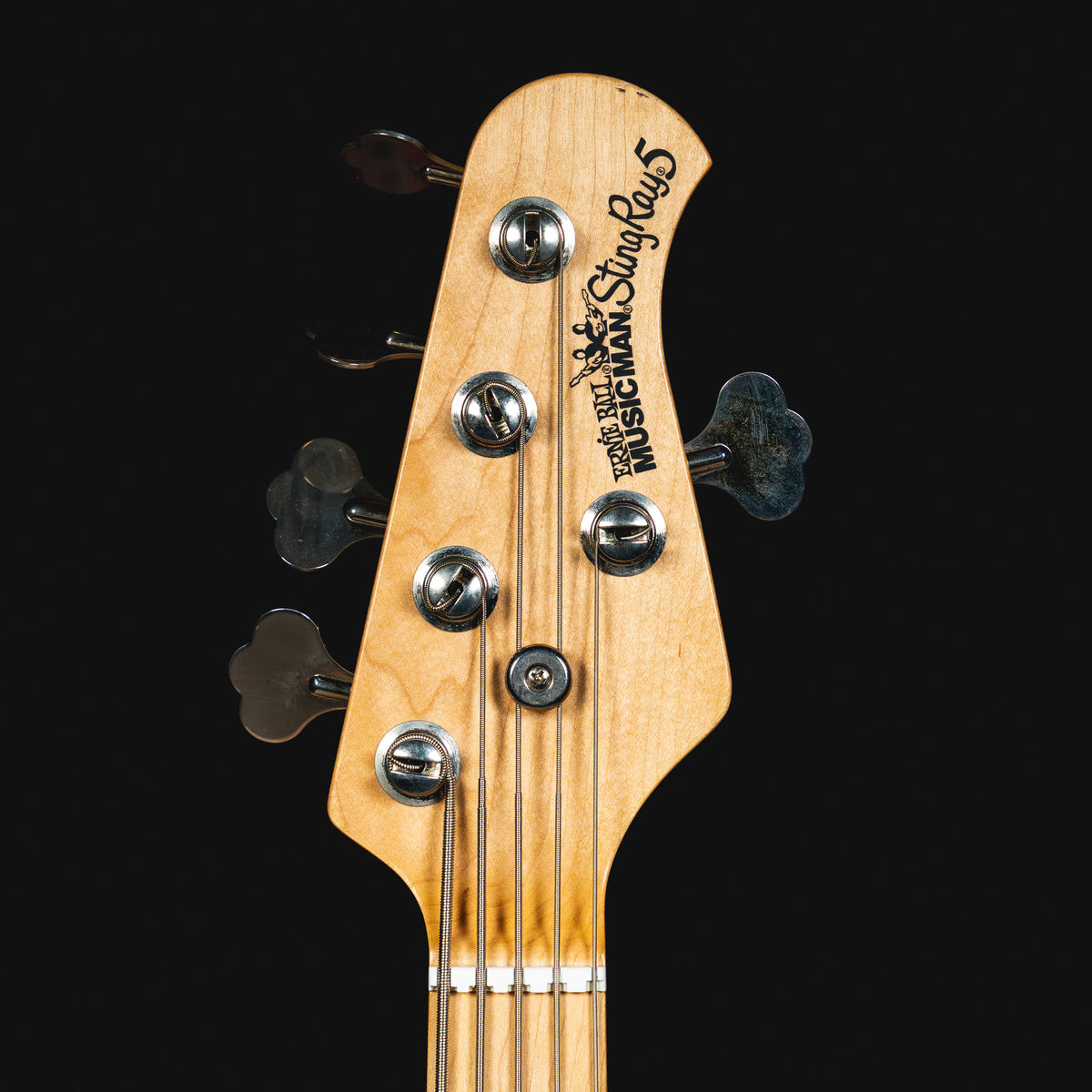 2012 Music Man StingRay 5 H Bass Guitar, Sapphire Black w/OHSC - Used