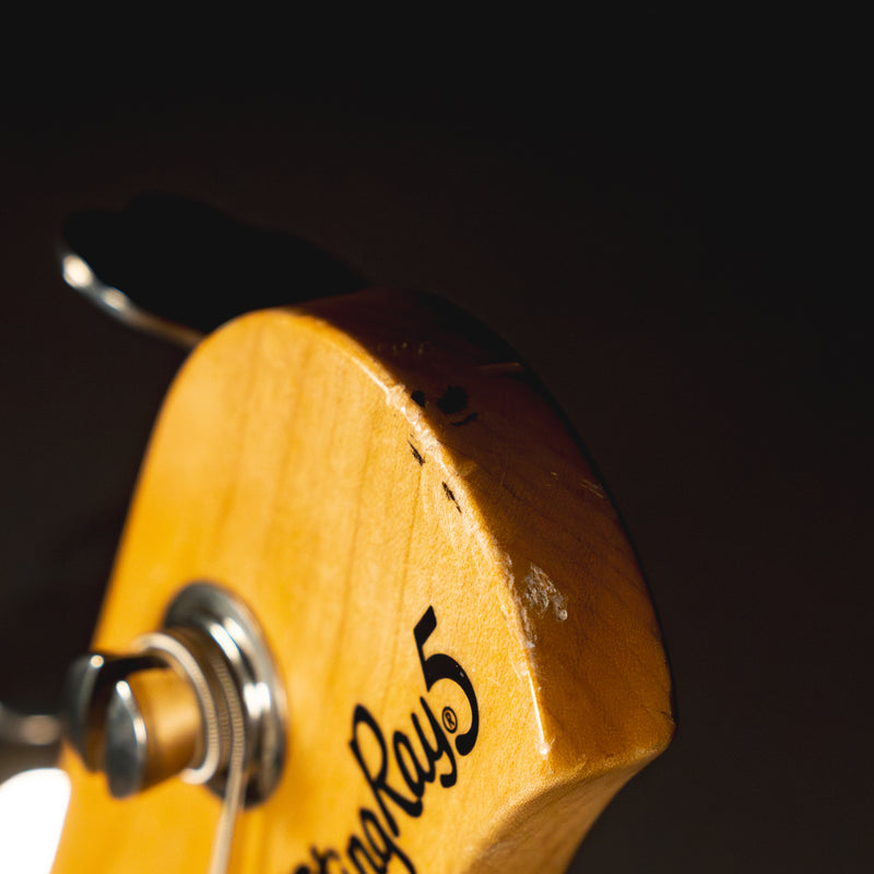 2012 Music Man StingRay 5 H Bass Guitar, Sapphire Black w/OHSC - Used