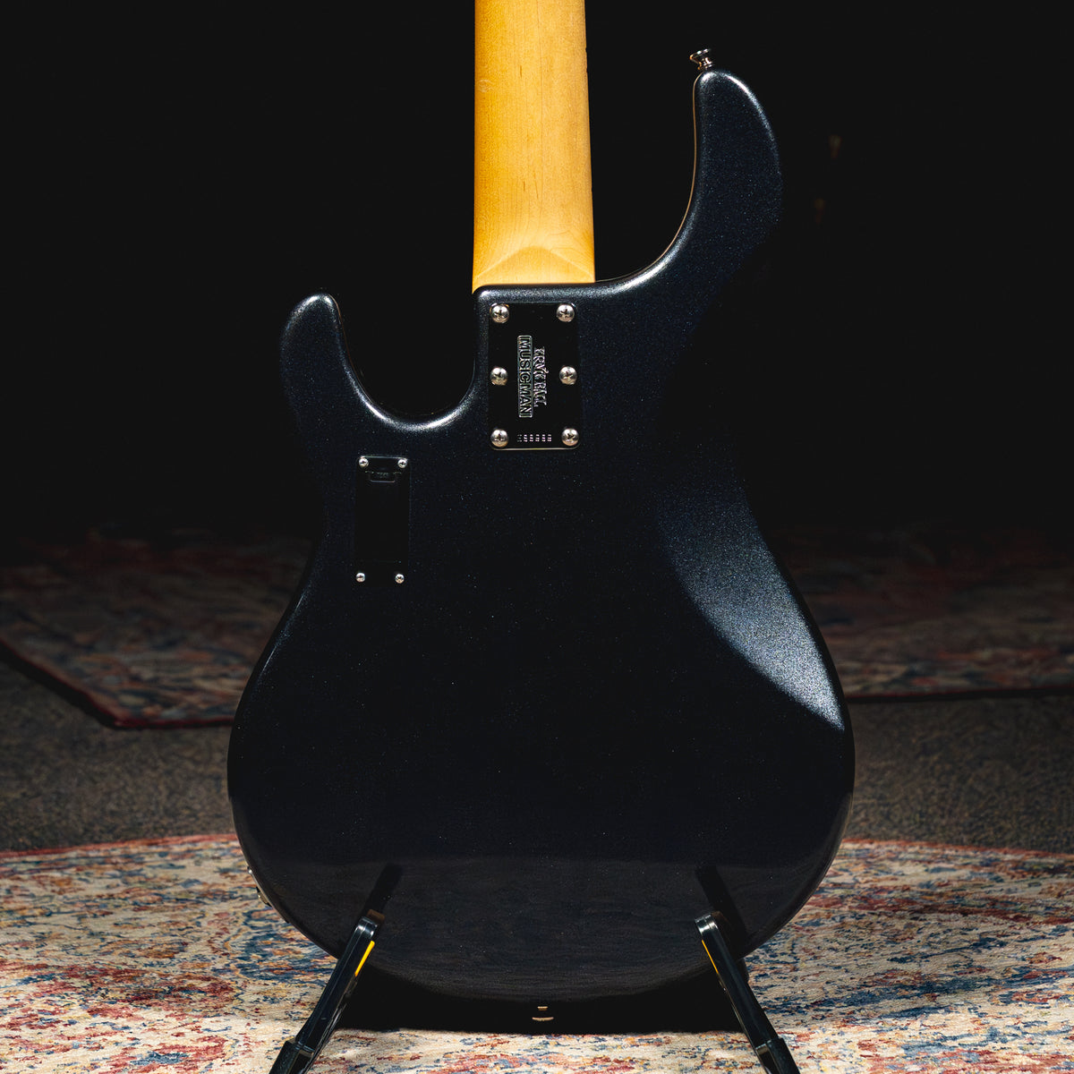2012 Music Man StingRay 5 H Bass Guitar, Sapphire Black w/OHSC - Used