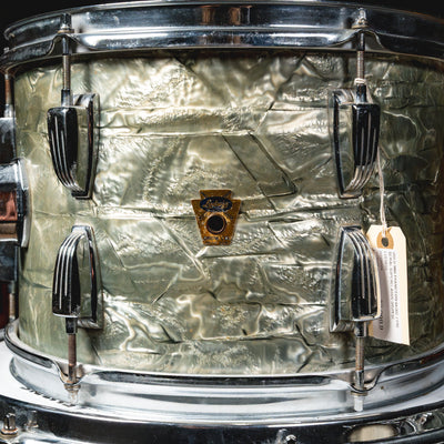 1960 Ludwig Superclassic Transition Badge Pre Serial Drum Set w/ Soft Cases, Sky Blue Pearl - Used