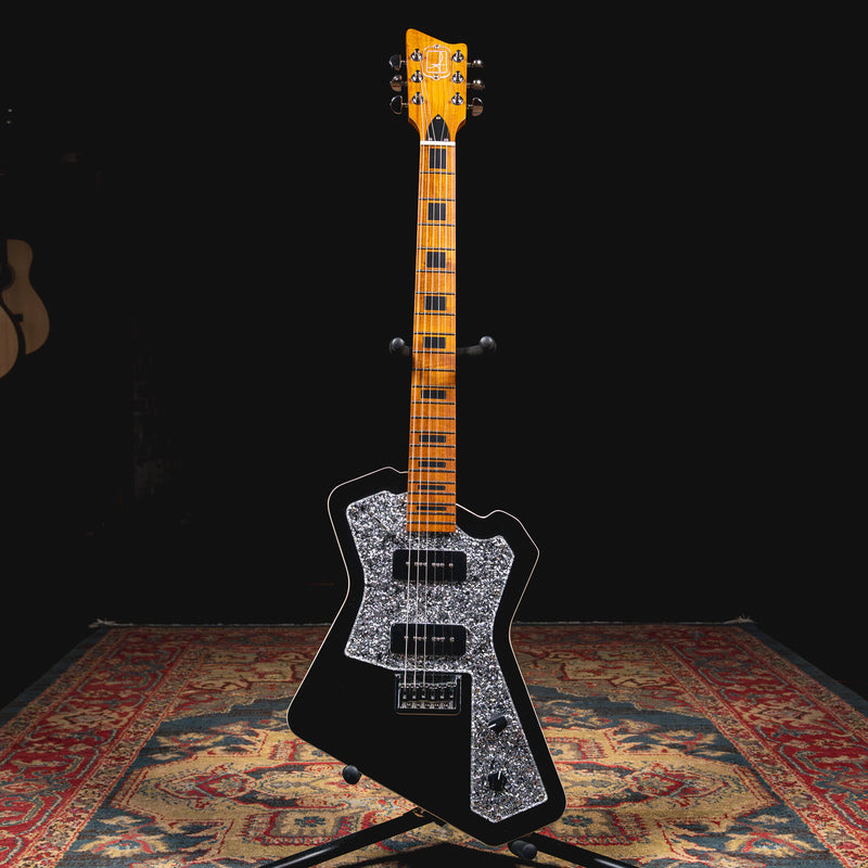 2025 Sturner Guitars International Series 1129 P90 Electric Guitar w/Case, Black - Used