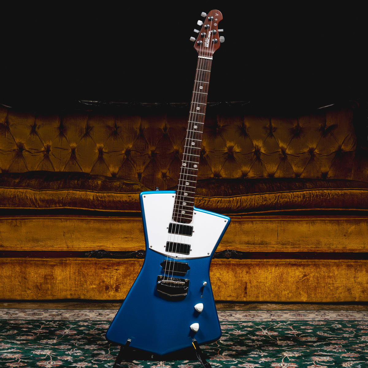 2017 Music Man St Vincent Electric Guitar w/OHSC, Vincent Blue - Used