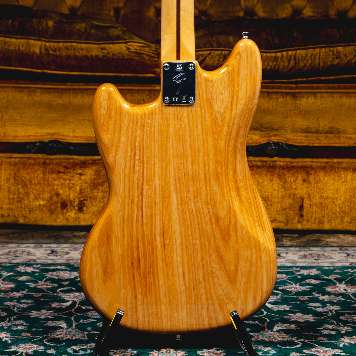 2022 Fender Ben Gibbard Mustang Electric Guitar w/Hard Shell Case, Natural - Used