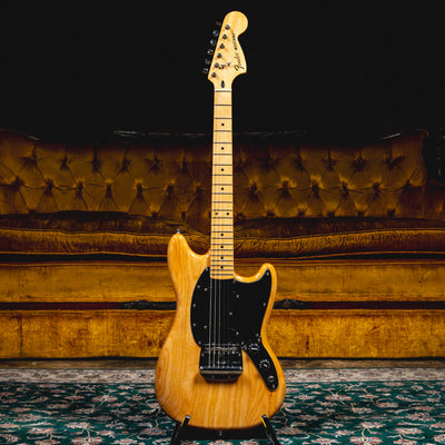 2022 Fender Ben Gibbard Mustang Electric Guitar w/Hard Shell Case, Natural - Used