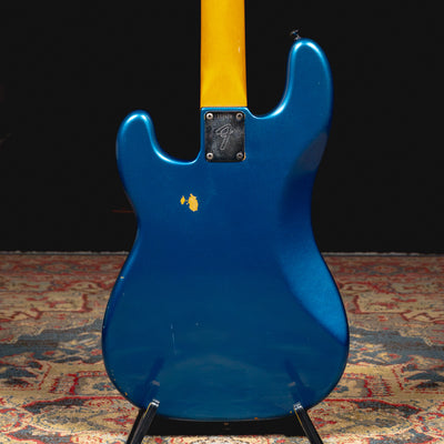 1965 Fender Precision Bass Guitar w/HSC, Lake Placid Blue - Used