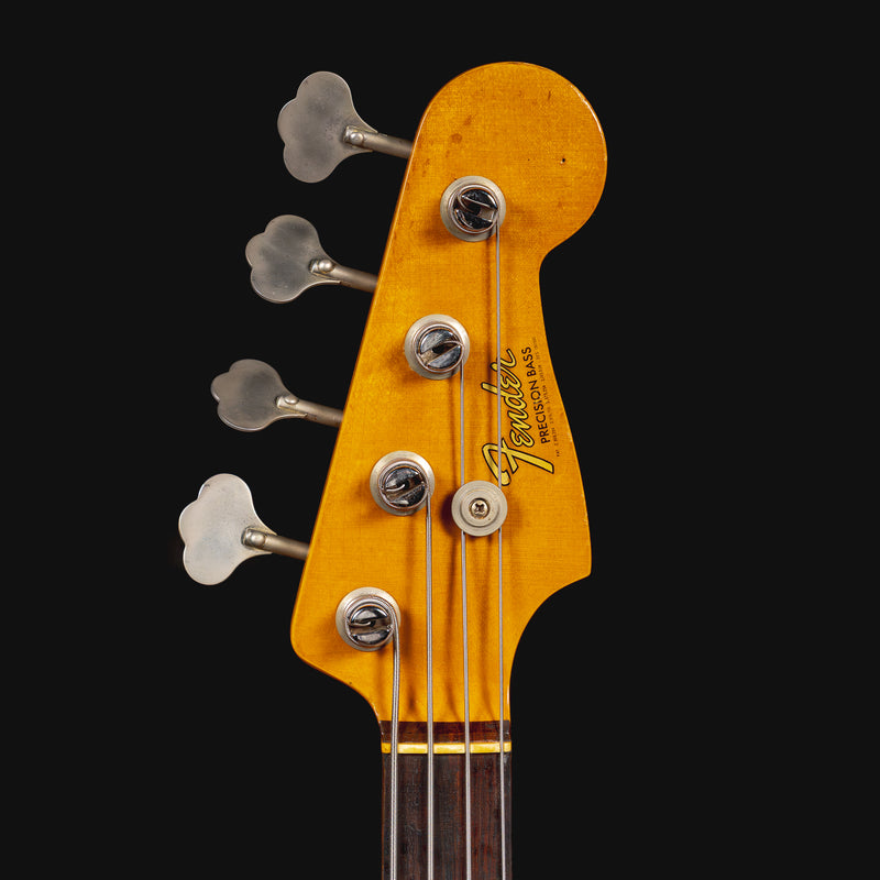 1965 Fender Precision Bass Guitar w/HSC, Lake Placid Blue - Used