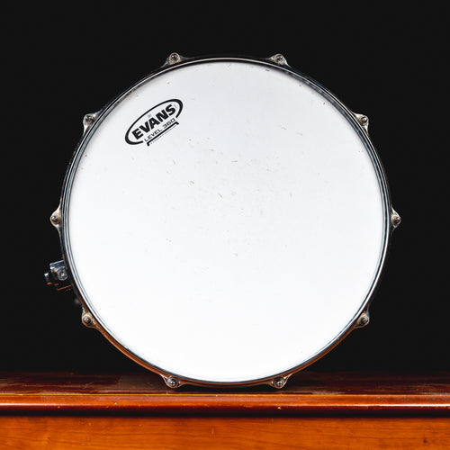'90s Pearl 14 x 16.5" Master Custom Maple Snare Drum, Piano Black w/Box - Used