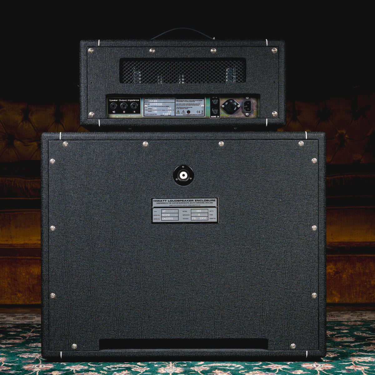 Hiwatt SA20 Custom 20 Guitar Amplifier Head w/Matching 2 x 12" Cabinet - Used