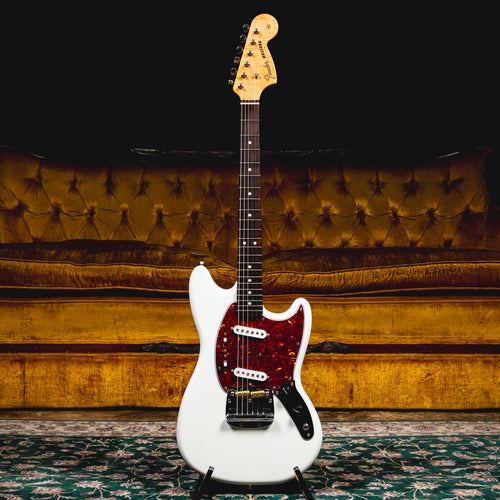 2022 Fender LTD Traditional II '60s Mustang Electric Guitar, Olympic White w/Gig Bag