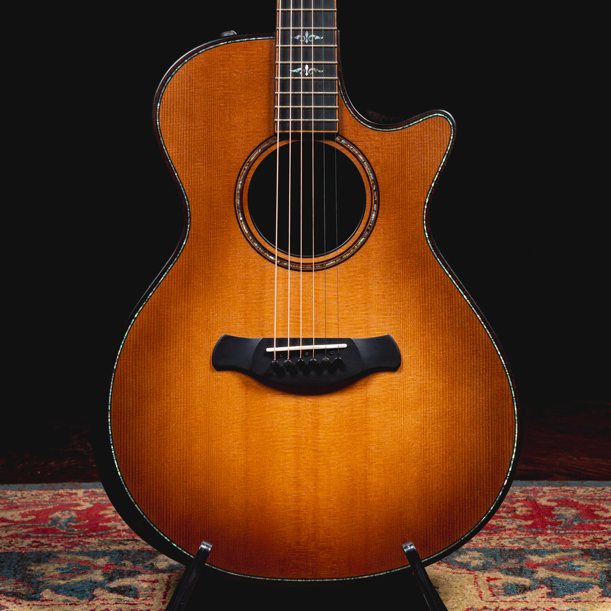 2022 Taylor Builder's Edition 912ce Grand Concert Acoustic Guitar, Wild Honey Burst w/OHSC - Used