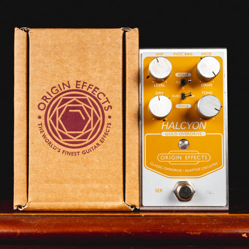 Origin Effects Halcyon Gold Overdrive Effect Pedal w/Box - Used