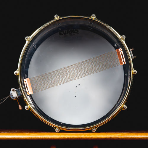 Dark Horse 14x6.5" Snare Drum, Chrome Over Brass - Used